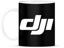 printfashion Dji logo - Bögre - Fekete (2101537)