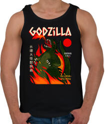 printfashion godzilla - Férfi atléta - Fekete (10452629)