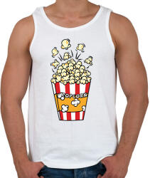 printfashion Popcorn zseb - Férfi atléta - Fehér (13101942)