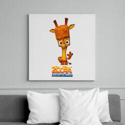 printfashion Zooba - Pepper - Vászonkép - Fehér (6635671)