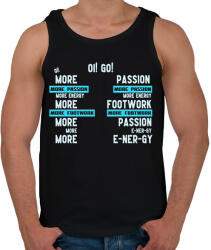 printfashion More passion (tiktok) - Férfi atléta - Fekete (14650931)
