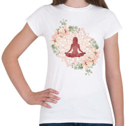printfashion Jóga - Női póló - Fehér (14514149)