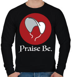 printfashion Praise Be - The Handmaid's Tale - Férfi pulóver - Fekete (4581321)