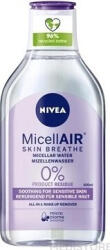 Nivea MicellAIR Sensitive Apă micelară 1×400 ml, calmantă, all in 1