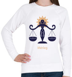 printfashion Mérleg minta - Női pulóver - Fehér (6265092)