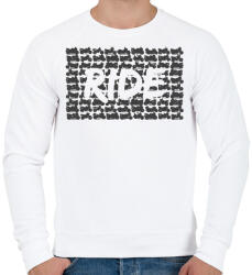 printfashion RIDE - Férfi pulóver - Fehér (2923477)