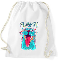 printfashion Vicces, játékos kutyás póló - Sportzsák, Tornazsák - Fehér (1010341)