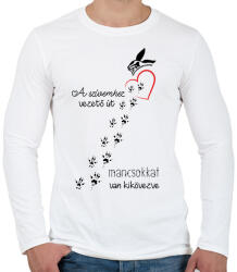 printfashion Együtt A Kisállatokért Alapítvány - Férfi hosszú ujjú póló - Fehér (13446776)