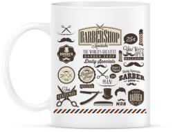 printfashion barber flyer - Bögre - Fehér (4711160)