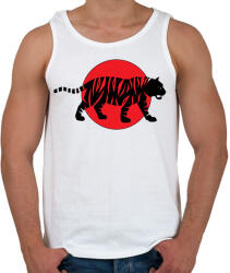 printfashion Tiger - Férfi atléta - Fehér (2488783)