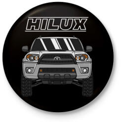 printfashion HILUX - Kitűző, hűtőmágnes - Fekete (4671310)