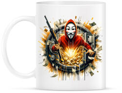 printfashion A nagy pénzrablás - La Casa De Papel - Bögre - Fehér (15386759)