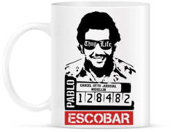 printfashion Escobar thug life - Bögre - Fehér (12587408)
