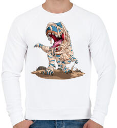 printfashion Mumia T-rex - Férfi pulóver - Fehér (5542740)