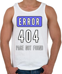 printfashion ERROR 404 - Férfi atléta - Fehér (3619395)