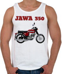 printfashion Jawa 350 - Férfi atléta - Fehér (2934505)