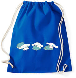 printfashion cinnamonroll plüss cápával - Sportzsák, Tornazsák - Bright royal (14589941)