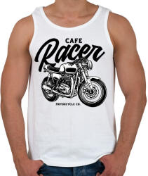 printfashion Cafe racer - Férfi atléta - Fehér (4982483)