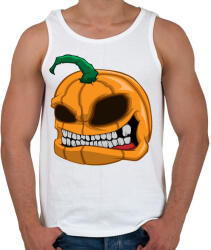 printfashion Pumpkin - Férfi atléta - Fehér (857134)