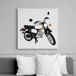 printfashion simson - Vászonkép - Fehér (6634385)