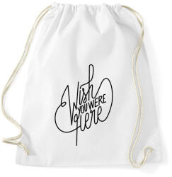 printfashion Wish you were here - Sportzsák, Tornazsák - Fehér (383856)