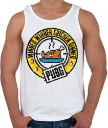 printfashion WinnerWinnerChickenDinner - Férfi atléta - Fehér (926359)