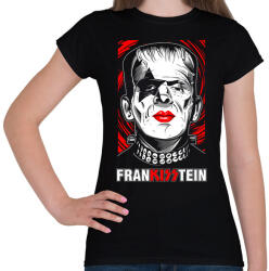 printfashion franKISStein - Női póló - Fekete (5561007)