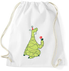 printfashion Láma karácsonyfa - Sportzsák, Tornazsák - Fehér (14618089)
