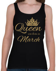 printfashion Queen - Női atléta - Fekete (4643374)