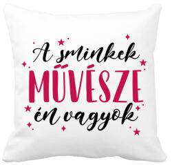printfashion A sminkek művésze - Párnahuzat, Díszpárnahuzat - Fehér (8471620)