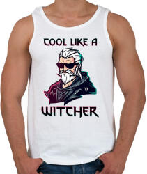 printfashion Witcher - Férfi atléta - Fehér (13351413)
