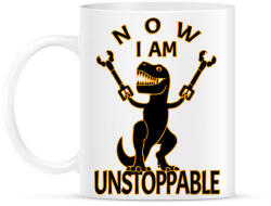 printfashion Megállíthatatlan dínó - Bögre - Fehér (11680604)