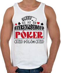 printfashion Szerencsehozó - Férfi atléta - Fehér (15561933)