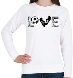 printfashion Love - Női pulóver - Fehér (4960935)