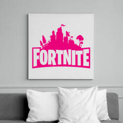 printfashion Fortnite valentin - Vászonkép - Fehér (6625106)