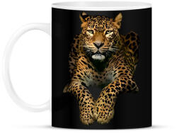 printfashion leopárd - Bögre - Fekete (5671936)
