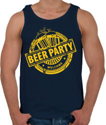 printfashion BEER PARTY - Férfi atléta - Sötétkék (1106070)