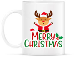 printfashion merry christmas - Bögre - Fehér (5633039)