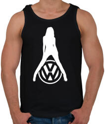 printfashion Volkswagen fan - Férfi atléta - Fekete (551398)