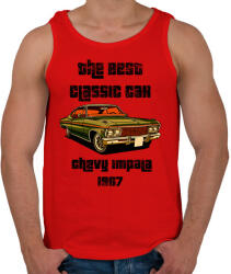 printfashion chevy impala 1963 - Férfi atléta - Piros (15429684)