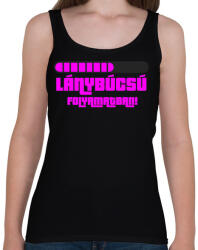 printfashion Lánybúcsú folyamatban - Női atléta - Fekete (5307128)