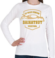 printfashion Daihatsus sofőr - Női hosszú ujjú póló - Fehér (4796740)