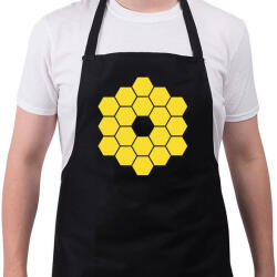 printfashion JWST James Webb Space Telescope - Kötény - Fekete (7580530)