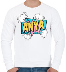 printfashion Anya - Férfi pulóver - Fehér (11807927)