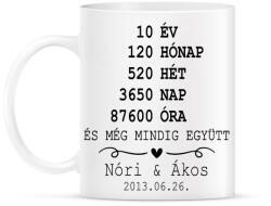 printfashion Még mindig együtt - Bögre - Fehér (13525916)