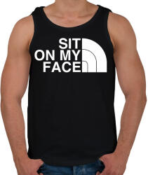 printfashion Sit on my face - Férfi atléta - Fekete (5196184)