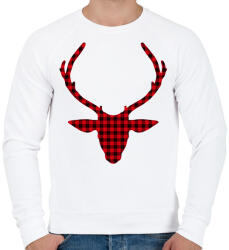 printfashion Rudolf - Férfi pulóver - Fehér (9545520)