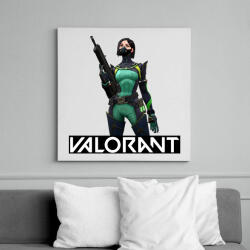printfashion Valorant Viper - Vászonkép - Fehér (6631607)
