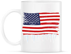 printfashion USA zászló - Bögre - Fehér (9442721)