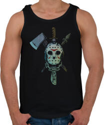 printfashion Jason Voorhees 5 - Férfi atléta - Fekete (5563633)